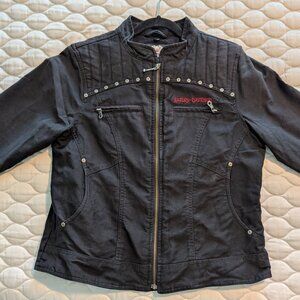 Harley-Davidson Women's Cotton Riding jacket w/zip out hoodie